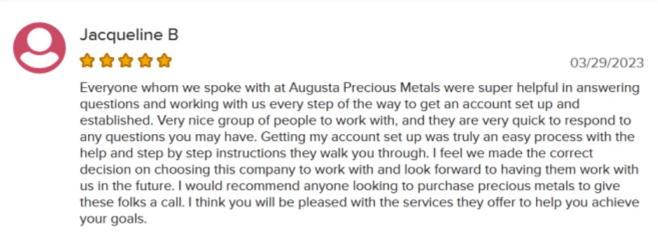 Augusta Precious Metals BBB